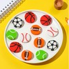 ZAKVOOR 70 Pcs Sport Ball Pencil Erasers Bulk for Gift