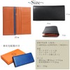 Cheval noir Long Wallet, Men's Wallet, Foldable, Genuine Leather, Bi-fold