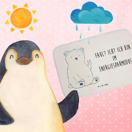 Mr. & Mrs. Panda Eisbär Lazy bath mat - gift, work, teddy, bath mat, relaxing, bath mat, bathroom mat, shower mat, teddy bear, home office