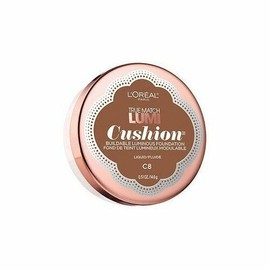 L'Oreal Paris 2pcs Loreal True Match Lumi Cushion Foundation C8 Cocoa .52oz
