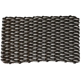 Weather-Resistant Lobster Rope Outdoor Mat, Nautical-Grade Front Door Mat, Durable Welcome Mat, Handwoven in USA (Kehena, 24"x36")