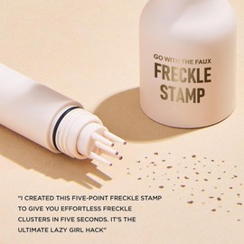 Sello De Pecas Falsas, Pecas De Pecas, Herramienta De Maquillaje Portátil, Bolígrafo de Maquillaje para Pecas Realistas Naturales, Impermeable y Duradera, Mágico Pecas (2# MEDIUM, Freckle Pen)