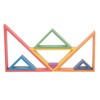 TickiT - 73418 Wooden Rainbow Architect Triangles - Nesting Puzzle