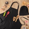 Livdouyu Chef's Hat and Apron Set, Adjustable High Cooking Apron,