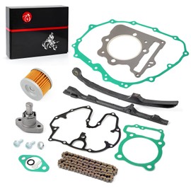 Cam Timing Chain & Guides & Tensioner & Gasket 1996-2014 for HONDA 400EX 400X TRX400EX TRX400X XR400 R 14620-KCY-670 14511-KCY-670