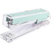 MSDADA Stapler, Desktop Stapler, Office Stapler, Transparent Acrylic Easy-Press Stapler,