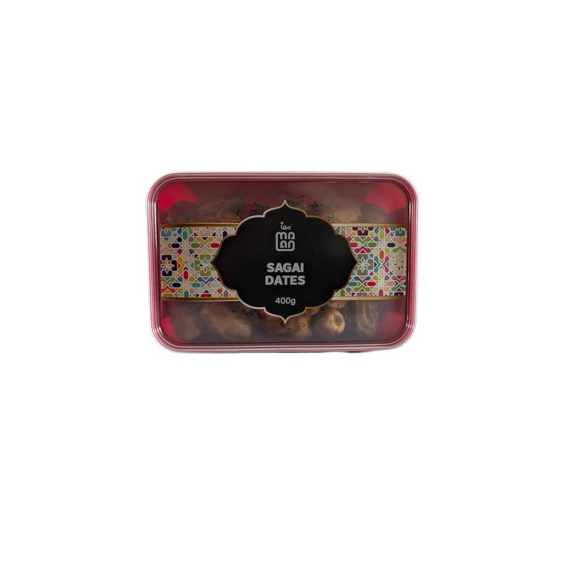 MAAN Sagai Dates 400g Premium Quality Imported from Madina, Saudi