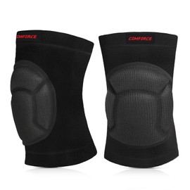 COMFORCE Volleyball Knee Pads, Collision Avoidance Knee Protection Sleeve for Volleyball, Football, Dance, Yoga, Compression Protective Knee Pads for Men, Women, Children, L