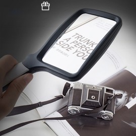 Foldable LED Magnifier Illuminated Magnifier Portable Reading Magnifier Foldable LED Magnifier 18 2ea