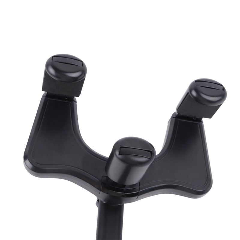 Car Rearview Mirror Phone Holder Adjustable 360 Degrees Rotation Multifunctional