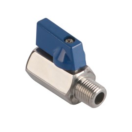 Tiardey Mini Ball Valve Stainless Steel Mini Ball Valve 1/4 Inch NPT Internal And External Thread Mini Ball Valve Shut-Off Valve