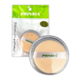 Prinsia Puff Makeup Sponge Round Puff Case 2p 3ea