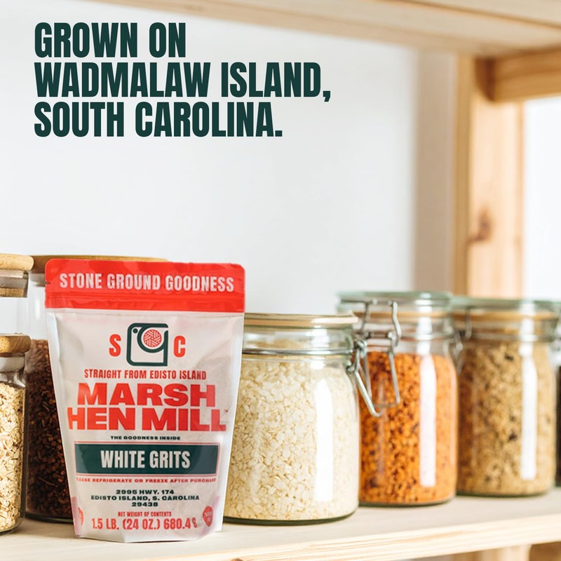 Marsh Hen Mill White Grits | Stone Ground White Corn