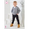 King Cole Men’s & Children's Knitting Pattern Double Knit Sweaters