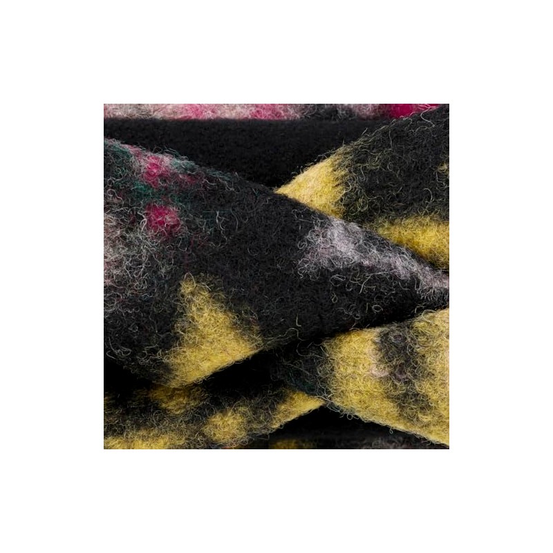 Gebeana Vemiola Headband Ear Warmers with Lining, fuchsia