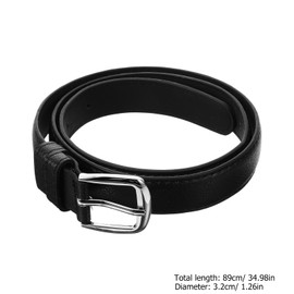 AOKWAWALIY Cinturón para niños, cinturón fino cómodo, cinturón moderno y versátil, cinturón de cuero suave Pu, cinturón decorativo para pantalones