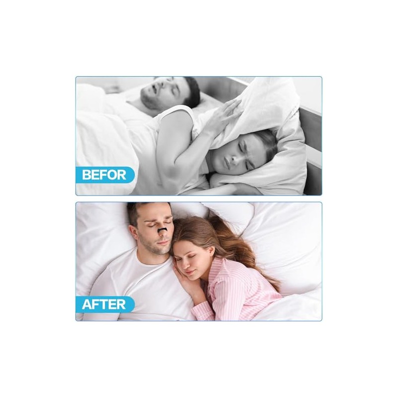 90 Tiras Nasales Anti Ronquidos, Kit Antironquidos para Dormir, Aparato