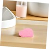 FOMIYES 5pcs Heart Shape Makeup Remover Sponges Soft Facial Cleansing