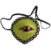 Needzo Green Zombie Monster Eye Patch, 3 Inch (Green)