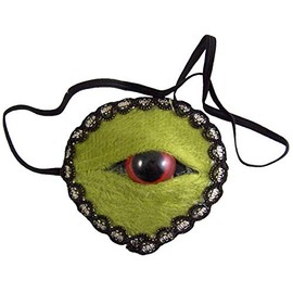 Needzo Green Zombie Monster Eye Patch, 3 Inch (Green)