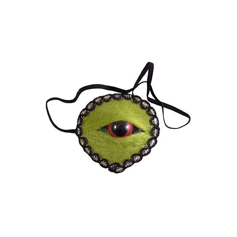 Needzo Green Zombie Monster Eye Patch, 3 Inch (Green)