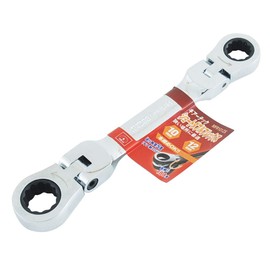 SK11 MFR1012S Gear Tech Short Double Flex Ratchet Wrench 0.4 x 0.5 inches (10 x 12 mm)