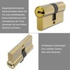 MANICAF Knob Cylinder 30/30, Euro Cylinder Lock, Lock Cylinder with