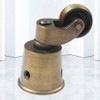 4piece Sleek Furniture Casters with 360 Degree Rotatability Made of
