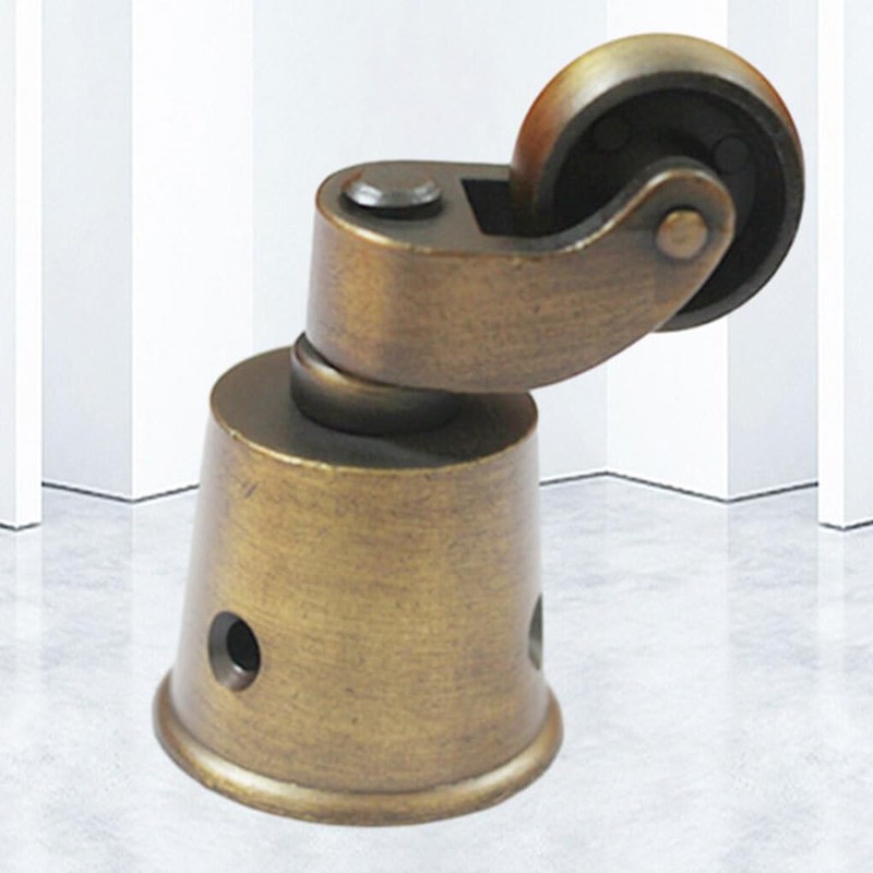 4piece Sleek Furniture Casters with 360 Degree Rotatability Made of