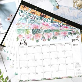 Desk Calendar 2025-2026 - Jul 2025 - Dec 2026, 18 Months Large Monthly Desk Calendar, 22" x 17", Desk Pad, Large Ruled Blocks, to-do List & Notes, Best Desk/Wall Calendar for Planning or Organizing