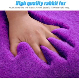 Fluffy Car Armrest Cover, Universal Car Center Console Pad, Car Armrest Seat Box Cover Decor Accessories For Women Men, Armrest Seat Box Cover Protector For Most Vehicle (Purple, One size)