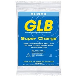 GLB Pool and Spa Products GLB71428A Calcium-Hypochlorite Super Charge Shock, 1 lb
