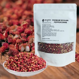 BAILINHOU Premium sichuan peppercorns[red and green peppers] 4oz/114g Chinese pepper. Original imported of szechuan, china