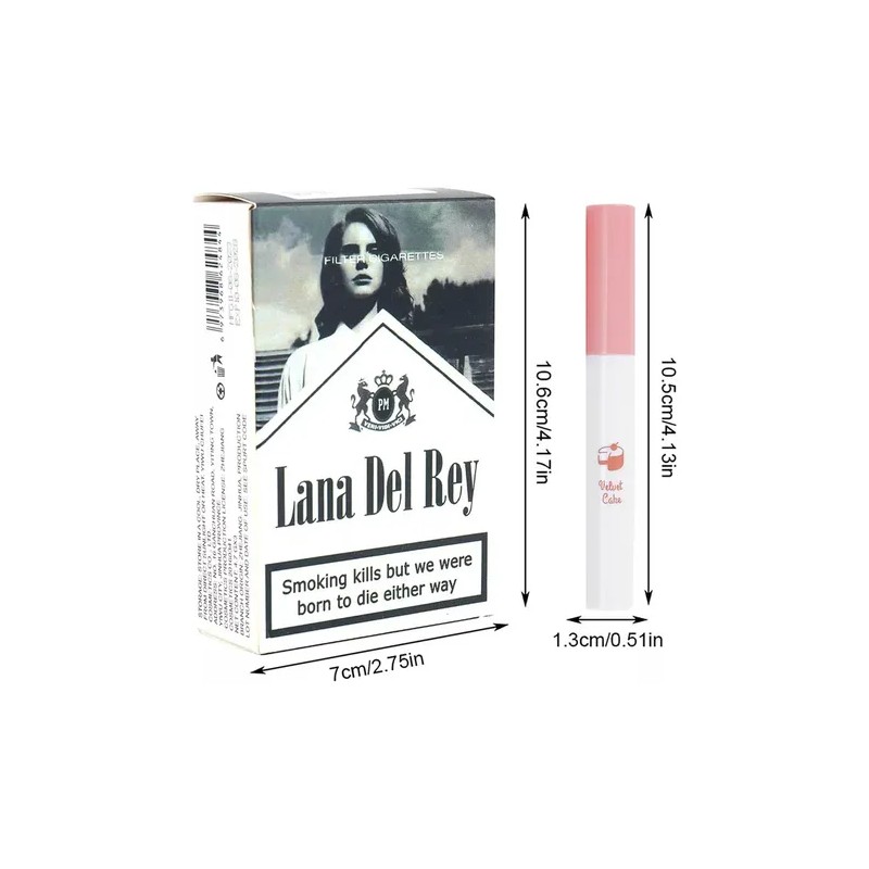 10pcs Labiales Lana Del Rey Juego De Lápiz Labial Mate