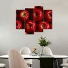 Red Apple with Water Drop Wall Art Painting Pictures Print