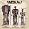 Golf Club Head covers Wood Set 3 PACKS 1FH DR