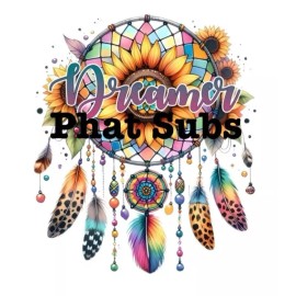 Unbranded Sublimation Print Dreamer Dream Catcher Ready to Press Heat Transfer