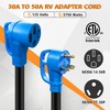 HORIZVA 30 Amp to 50 Amp RV Adapter 1FT, TT-30P