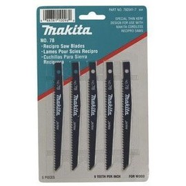 Makita 792541-7 9tpi Reciprocating Saw Blade, 4-3/4"
