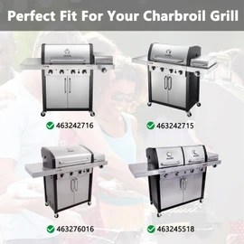 Adviace Repair Kit for Charbroil 463242716 463242715 463276016 463245518 466242715 463242516 463242515 463367016 463642316 463675016 Grill Parts