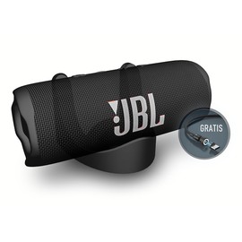 Generisch FLIPINITY Stand Holder Wall Mount for JBL Flip 6 Bluetooth Speaker (Black with Charging Cable)