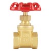 Brass Gate Valve DN15 G1/2 - Direct path for water,