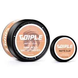 2PCS Hair Styling Clay for Men Firm Hold, Matte Finish Hair Clay Hair Paste for Men Water Based Matte Texture Pomade Mens Hair Products, Clay Pomade Ideal for All Men's Hair Types