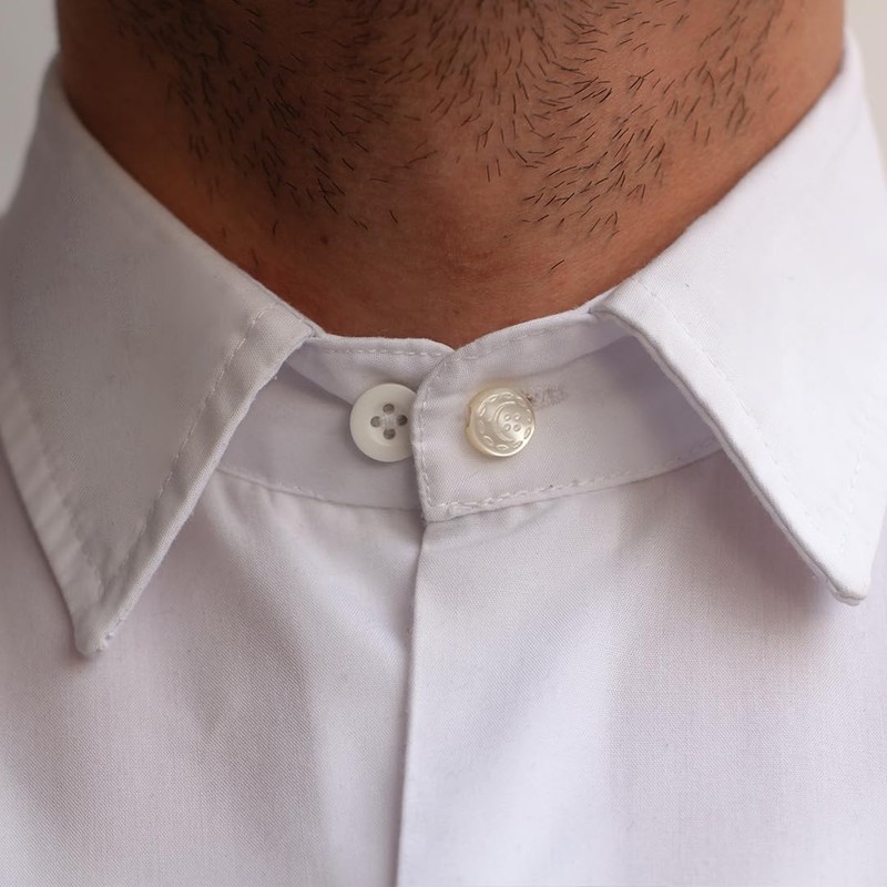 COLLAR EXTENDER/EXPENDER & 2 Stays- White - Travel Set