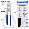 Sanuke Wire Rope Crimping Tool for 3/64 5/64 1/16 Wire