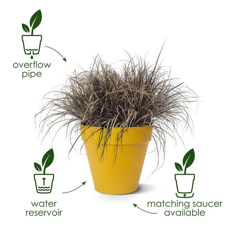elho Loft Urban Round 20 - Flower Pot for Outdoor