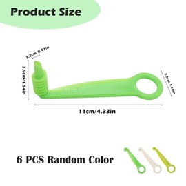 6 PCS Spiralizer for Vegetables, Portable Vegetable Spiralizer, Courgette Spiralizer Hand Slicer Cutter Cucumber Slicer Carrot Potato Spiral Cutter Spiraliser Kitchen Tools(Color Random)