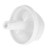 SPARES2GO Control Knob for Indesit IDC75 IDC75B IDC85 IDC8T3B fits Whirlpool STC407WB Tumble Dryer (White)