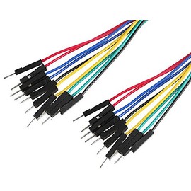 Jumper Cables, M-M, 150MM, PK10, Analogue Development Kit Accessories, Qty X 10
