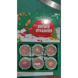 Shower Steamers Aromatherapy - 6Pack Christmas Gifts for Women Men, Natural Essential Oils, Spa Steamer Self Care & Stress Relief Bath Bombs Neighbors Colleagues, Stocking Stuffer for Friend/Family